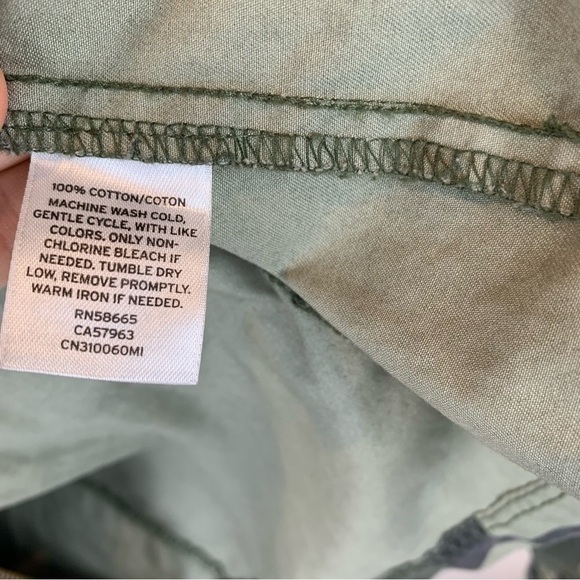 Caslon Army Green Camouflage Military Utility Field Barn Jacket Women's sz  M - Picture 5 of 6